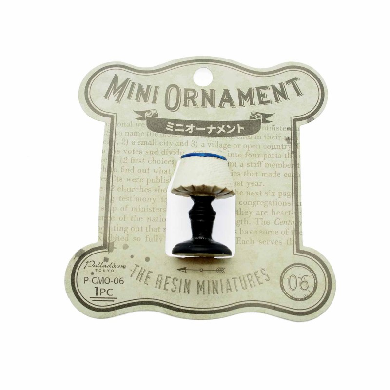 Mini Ornament Table Lamp Black